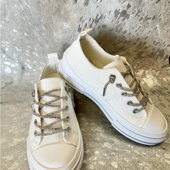 Very G White sneaker silver laces - Picture 3 of 7